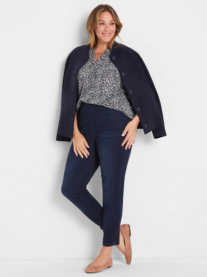 Geo Toss Knit Top