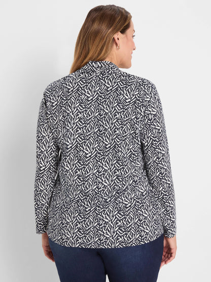 Geo Toss Knit Top