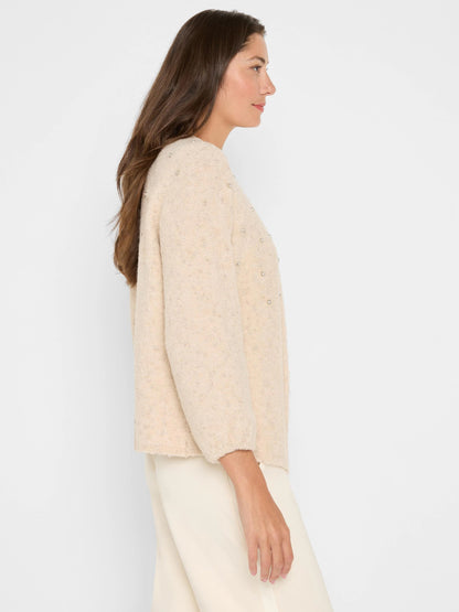Cozy Lurex Nep Cardigan