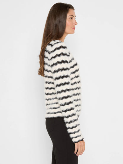 Cozy Waves Striped Sweater
