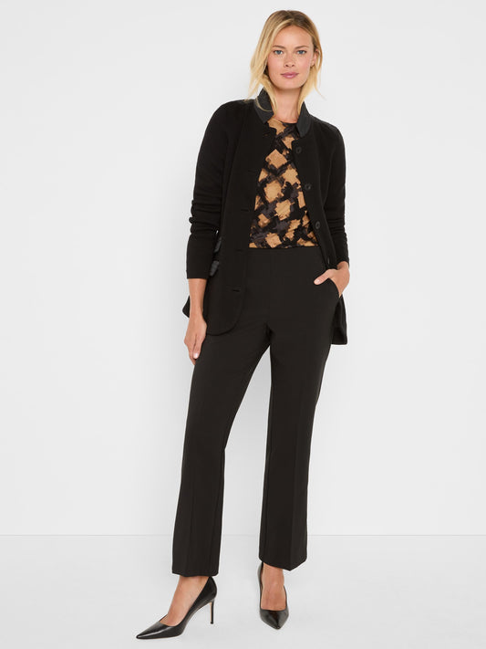 Sleek Stretch Plaza Demi Boot Ankle Pant
