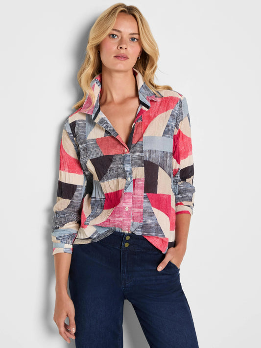 Set Sail Cotton Crinkle Shirt