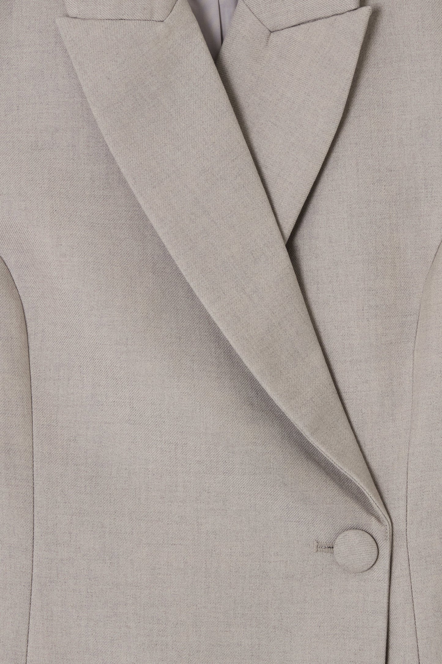Wool Mix Tailored Blazer Dress