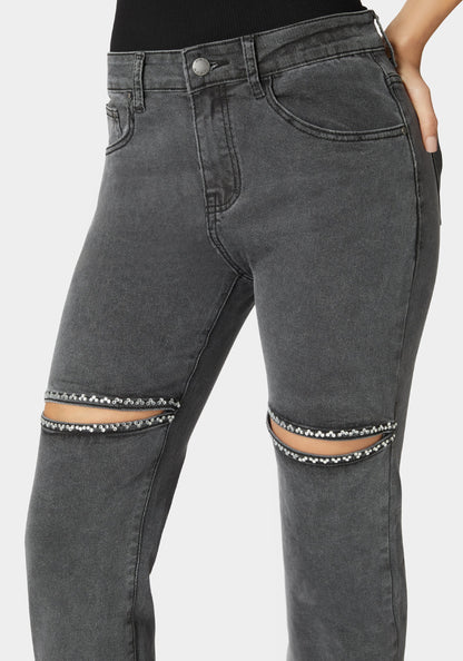 The Bling Slit Jean