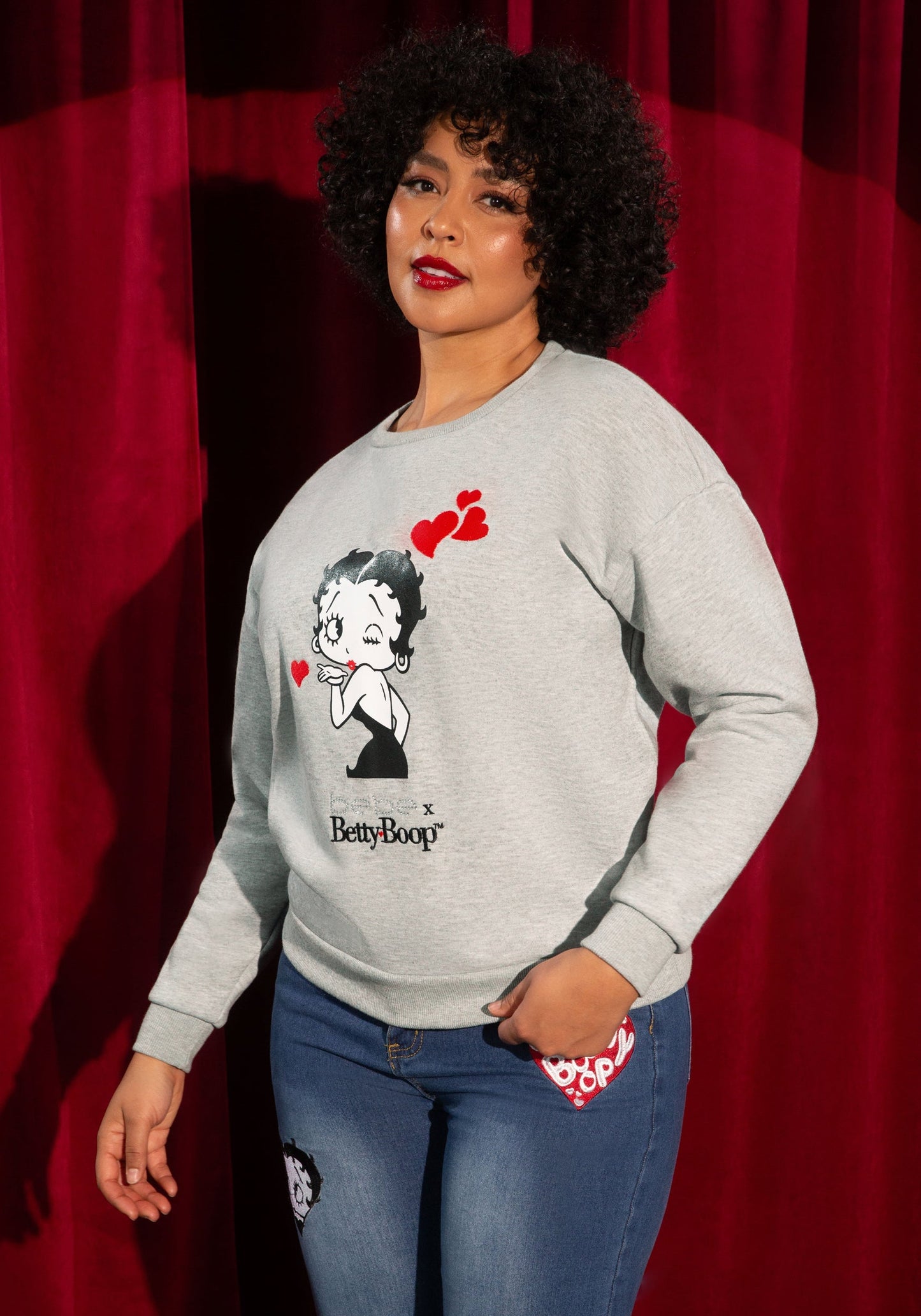 Betty Boop Cozy Pullover