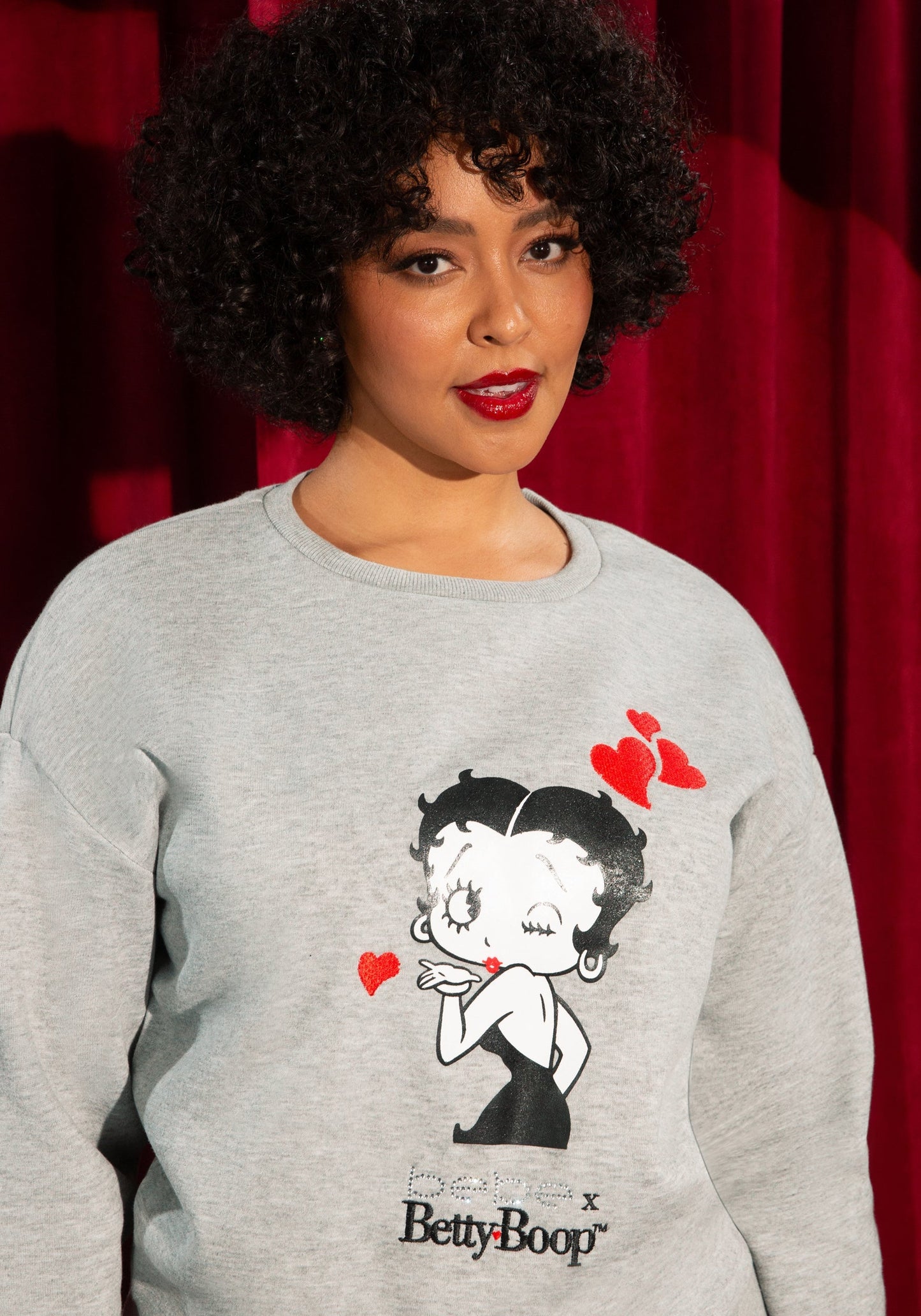 Betty Boop Cozy Pullover