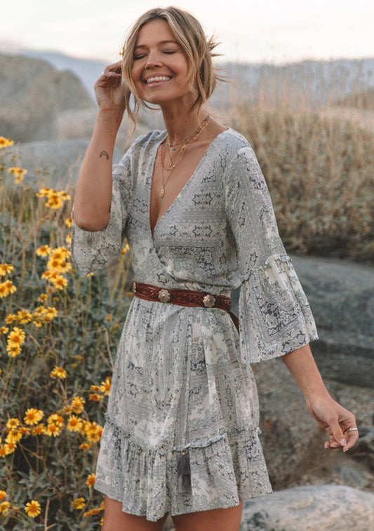 In The Details Paisley Mini Dress