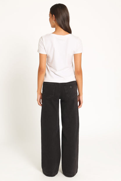 Abrand 95 Wide Leg Jeans - Brie