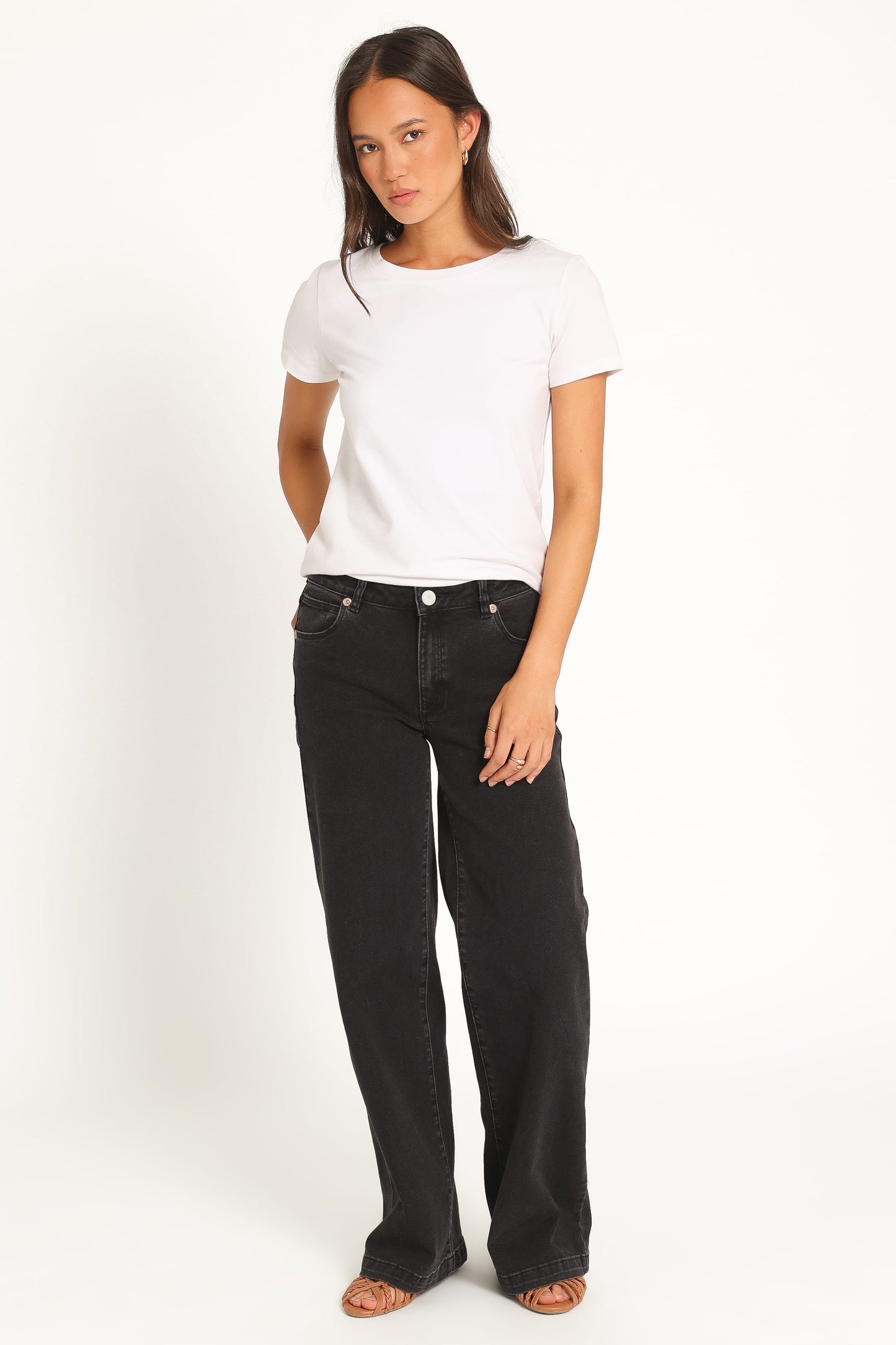 Abrand 95 Wide Leg Jeans - Brie