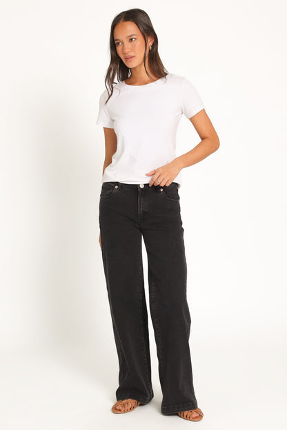Abrand 95 Wide Leg Jeans - Brie
