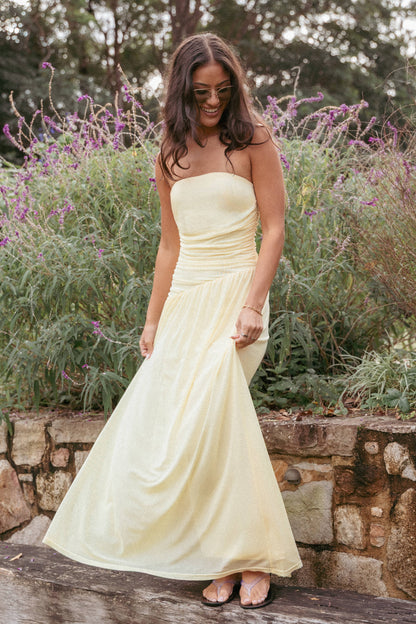 Calypso Maxi Dress - Butter Yellow
