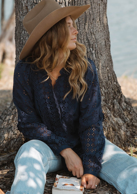 Joyce Eyelet Blouse