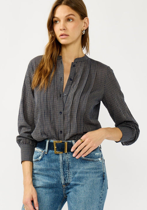 Alma Checkered Blouse