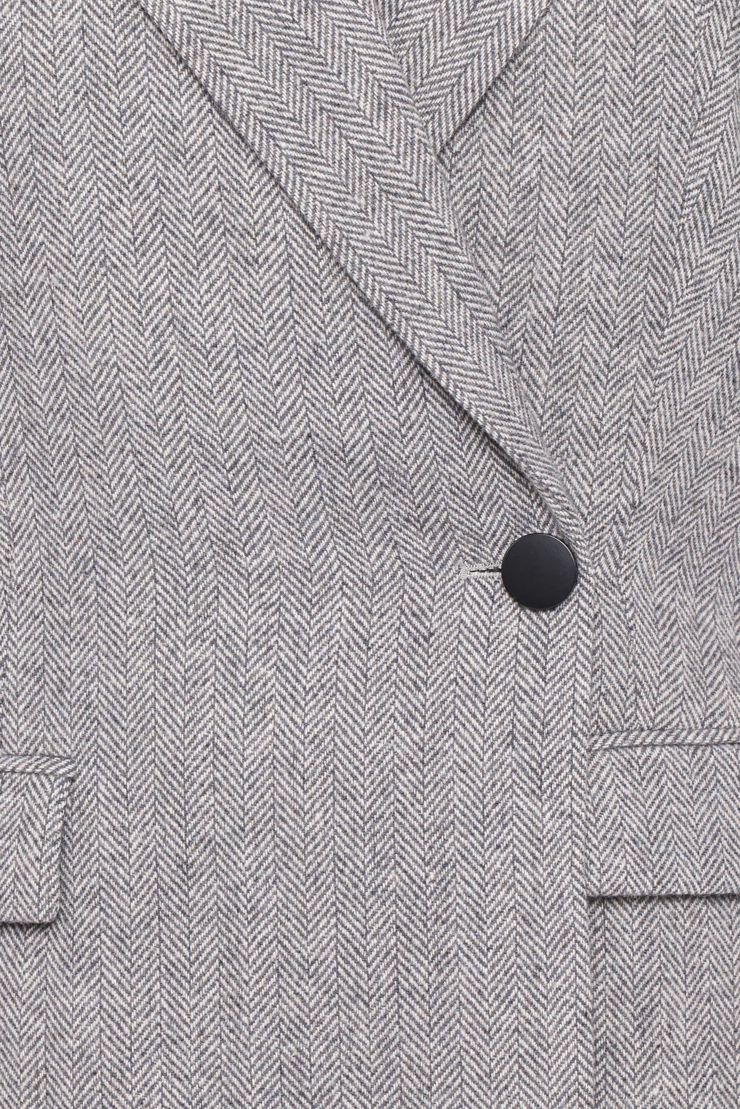 Brookes Double Breasted Blazer - Grey Houndstooth