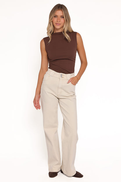 Abrand 94 High Wide Jeans - Tofu