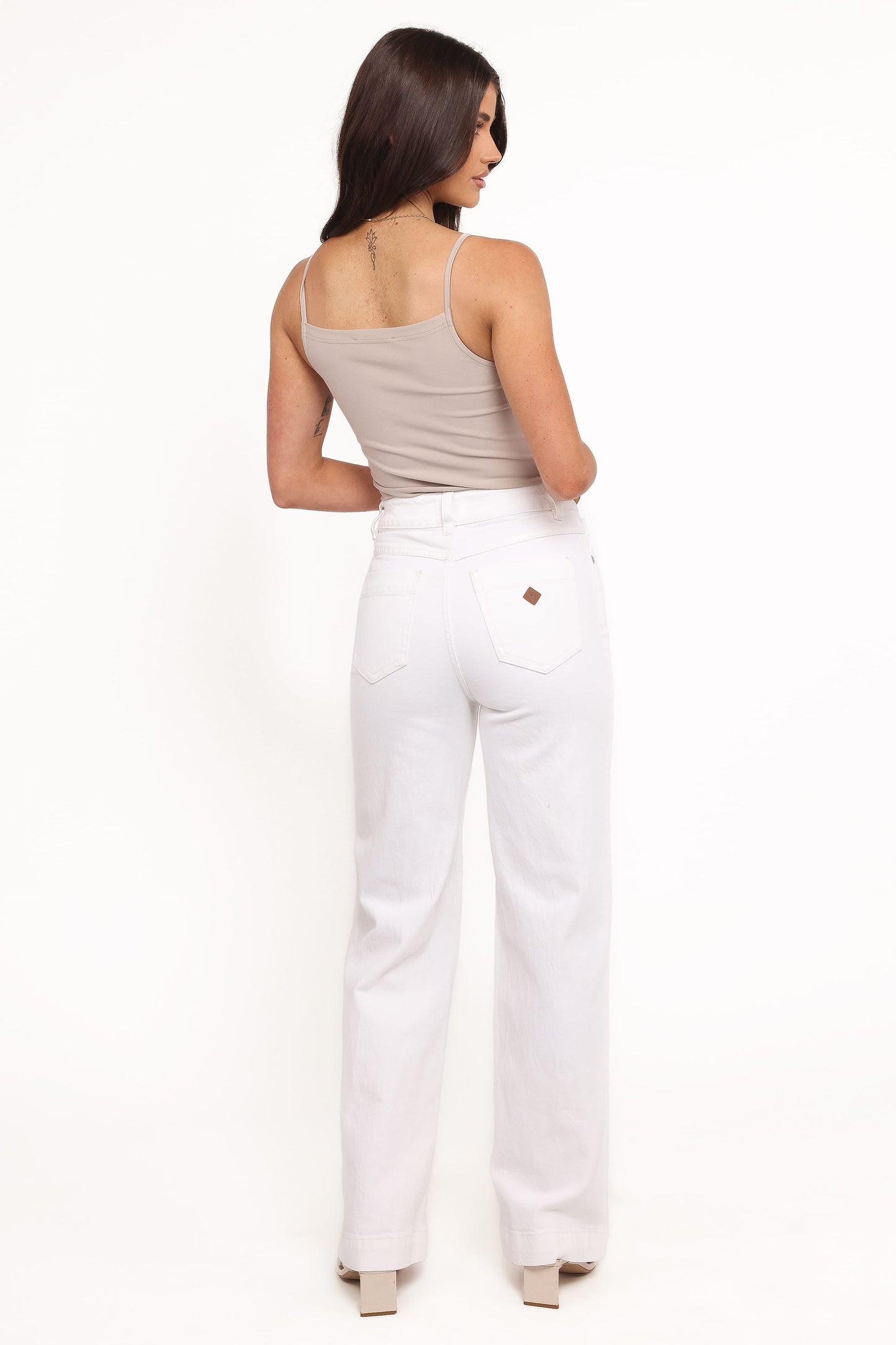 Abrand 94 High Wide Jeans - White Gold
