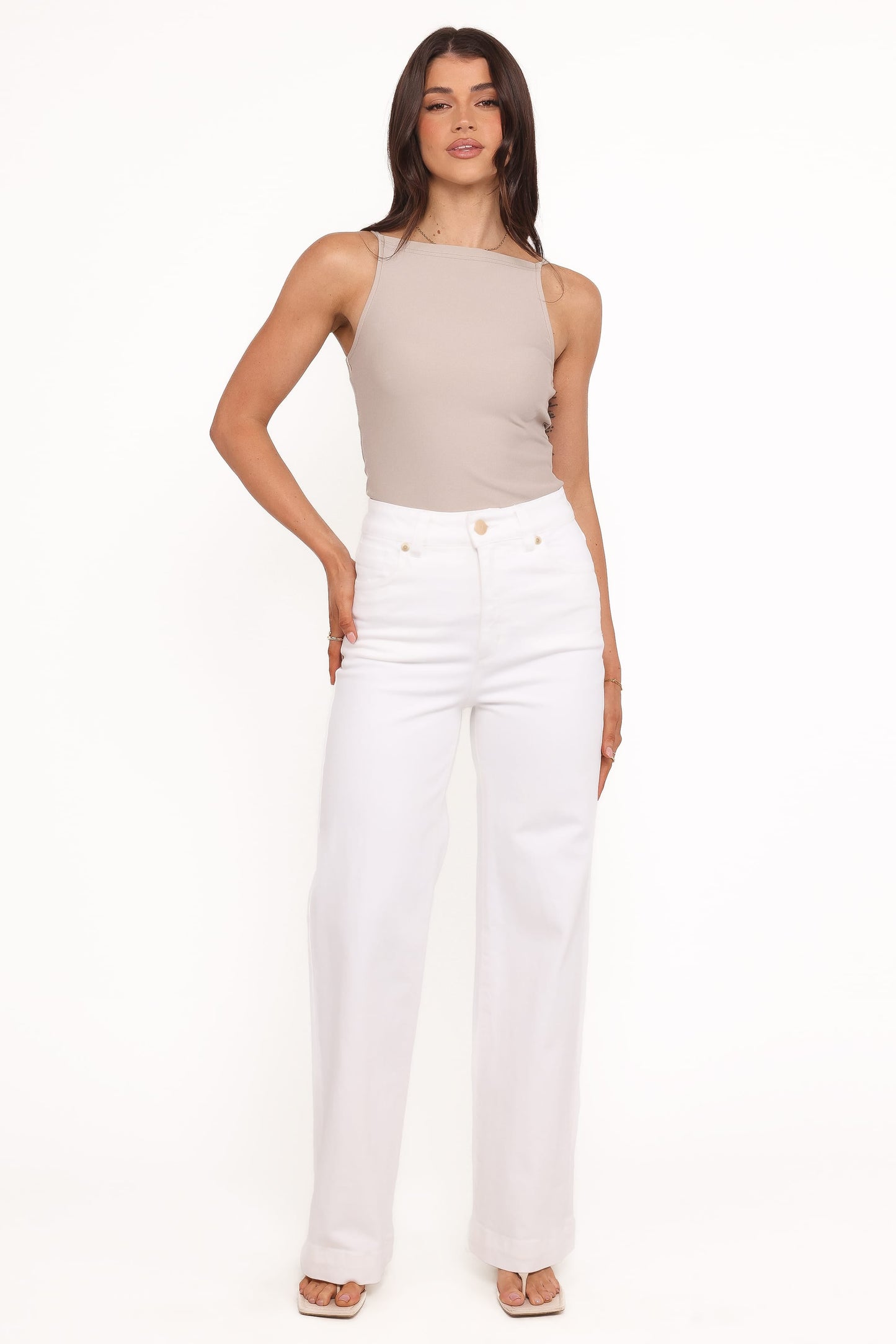 Abrand 94 High Wide Jeans - White Gold