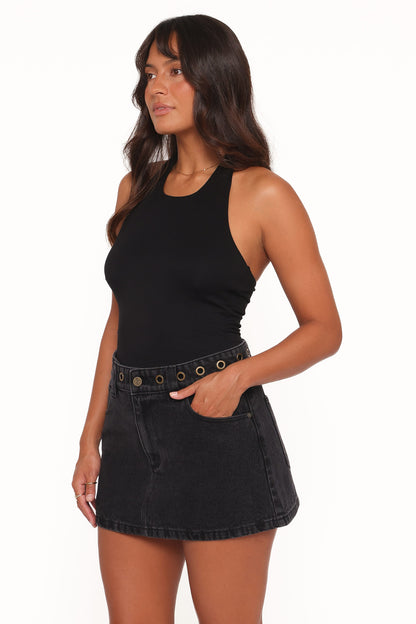 Abrand 95 Aline Skirt - Brie Eyelet