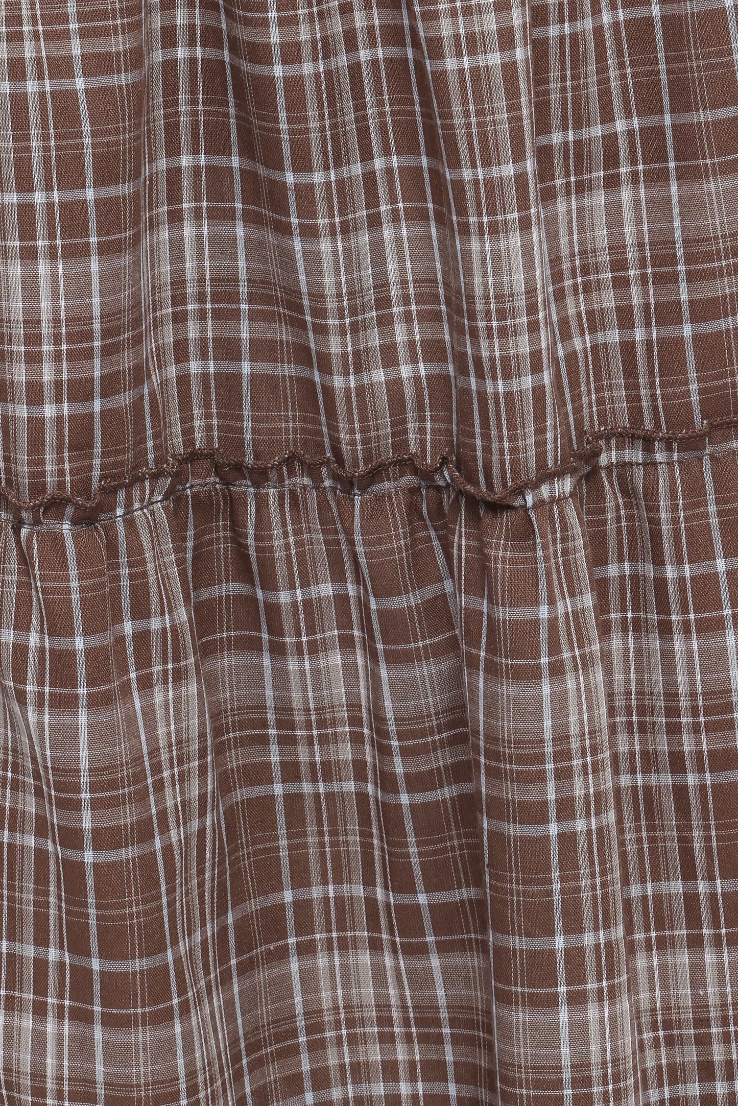 Campbell Tiered Maxi Skirt - Juno Check