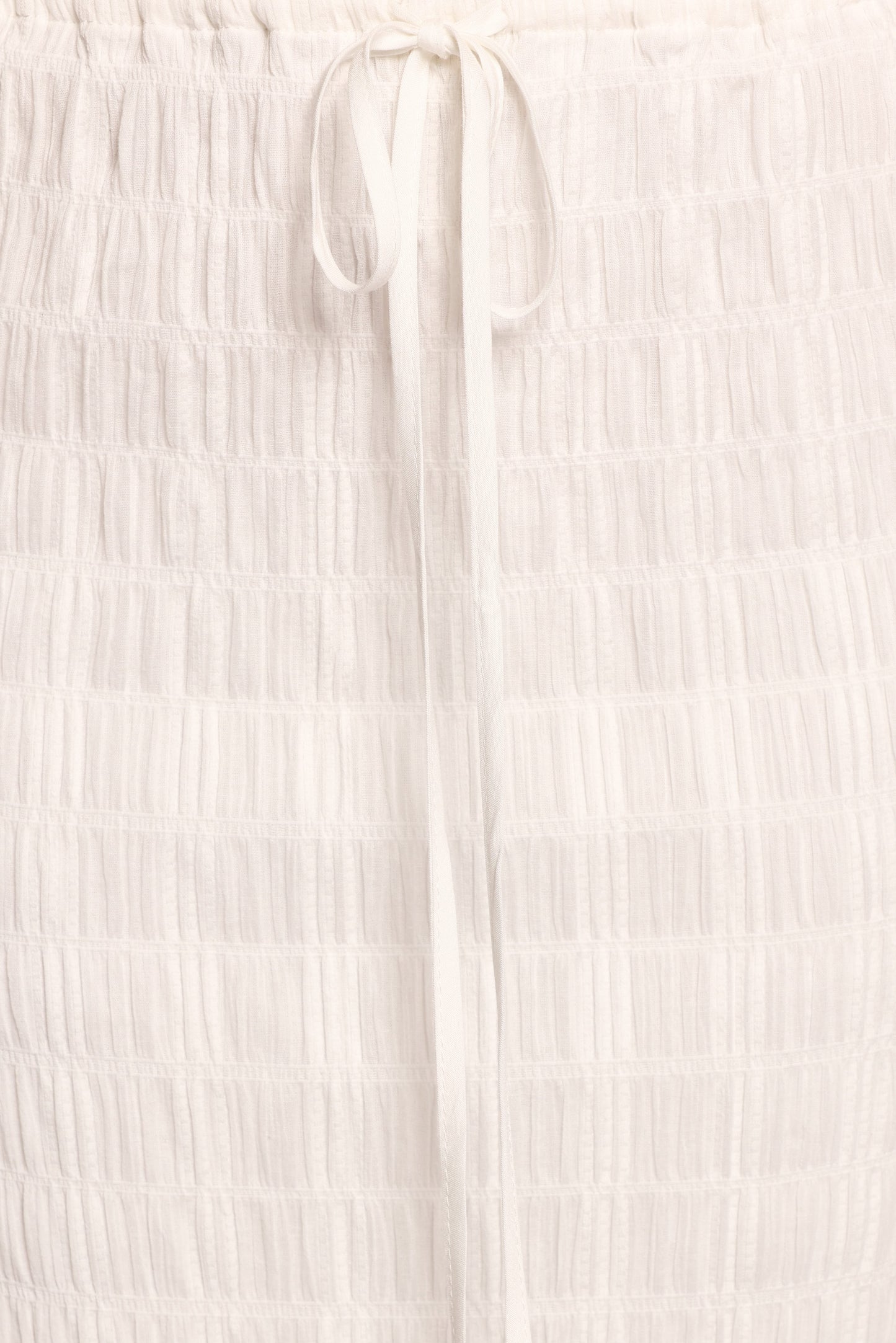 Charlotte Textured Maxi Skirt - White