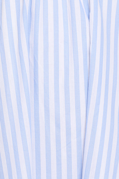 Amber Maxi Dress - Pale Blue Stripe