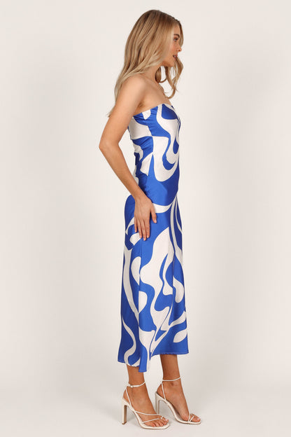 Angel Dress - Blue Swirl