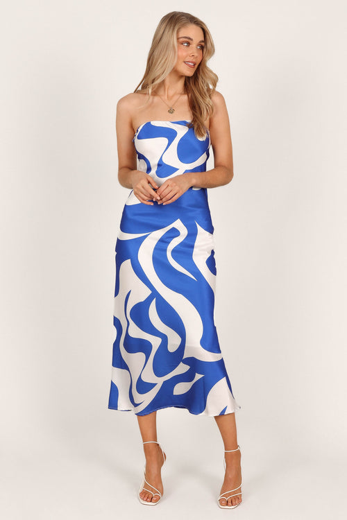 Angel Dress - Blue Swirl