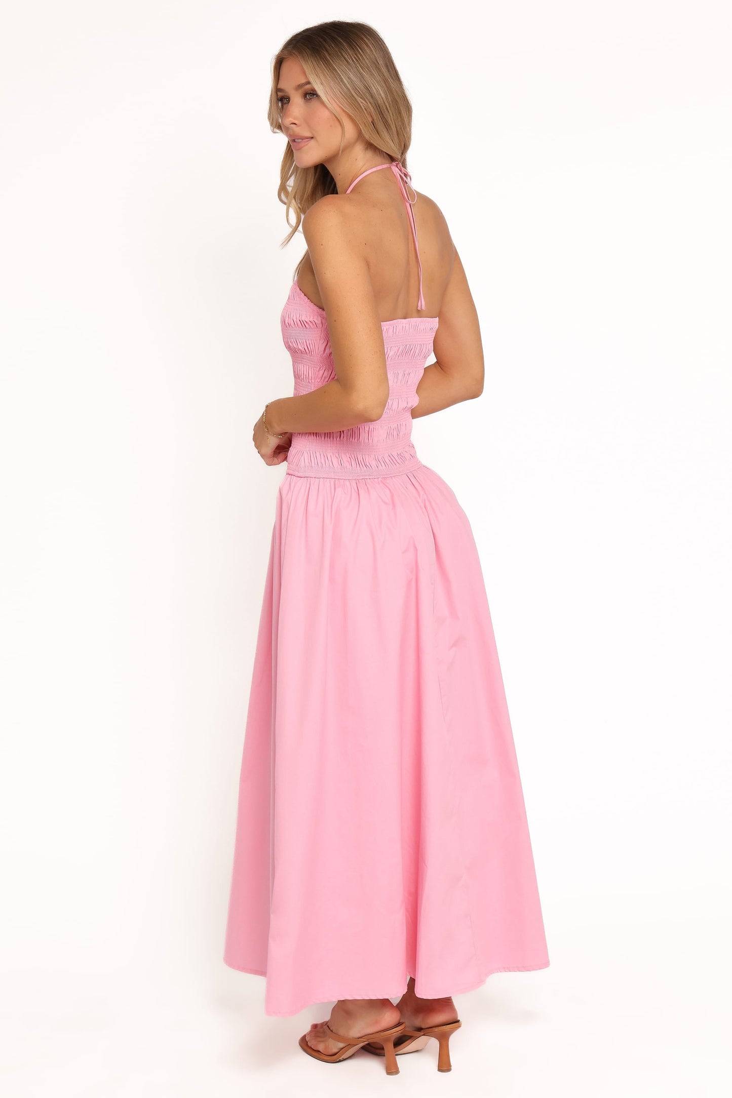 Aradia Halter Maxi Dress - Pink