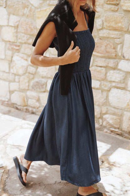Arnika Midi Dress - Blue