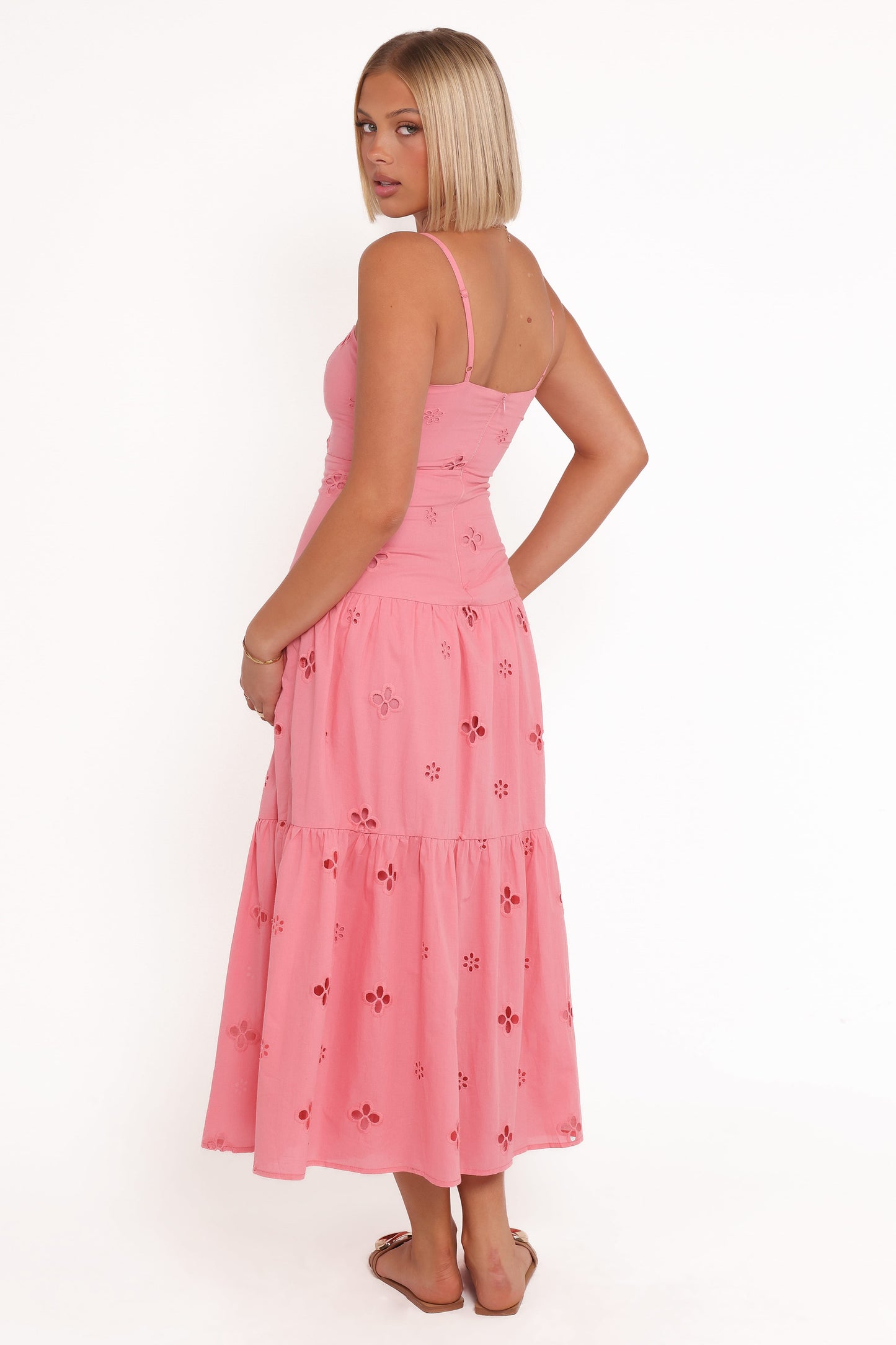 Botanique Midi Dress - Rose Broderie