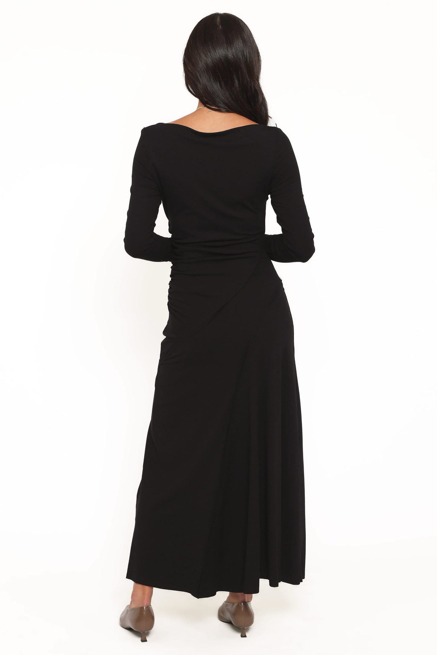 Bronwyn Off Shoulder Maxi Dress - Black