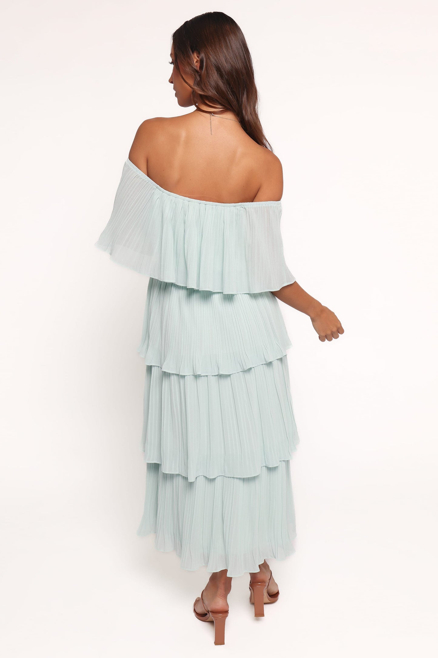 Caecilia Strapless Maxi Dress - Mint
