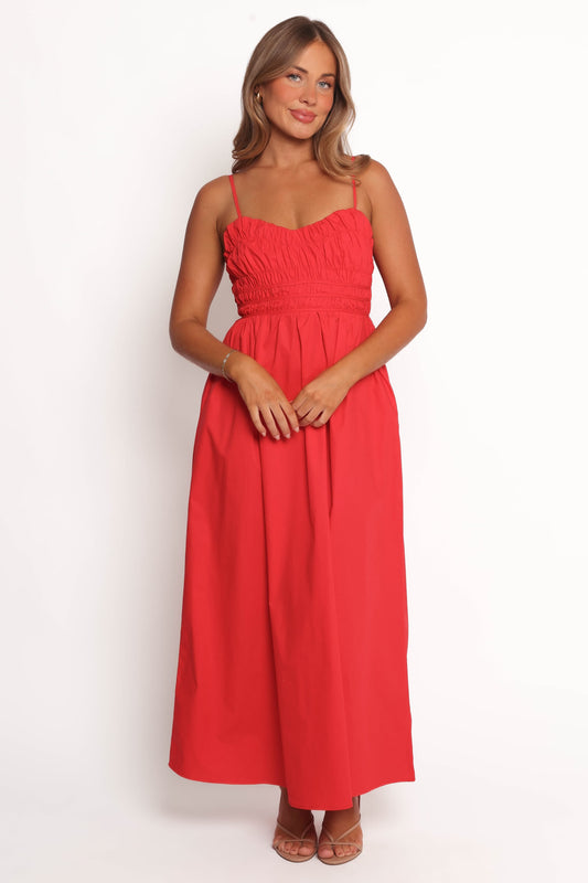 Camilla Maxi Dress - Red