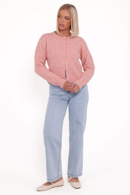 Bonnie Cardigan - Pink