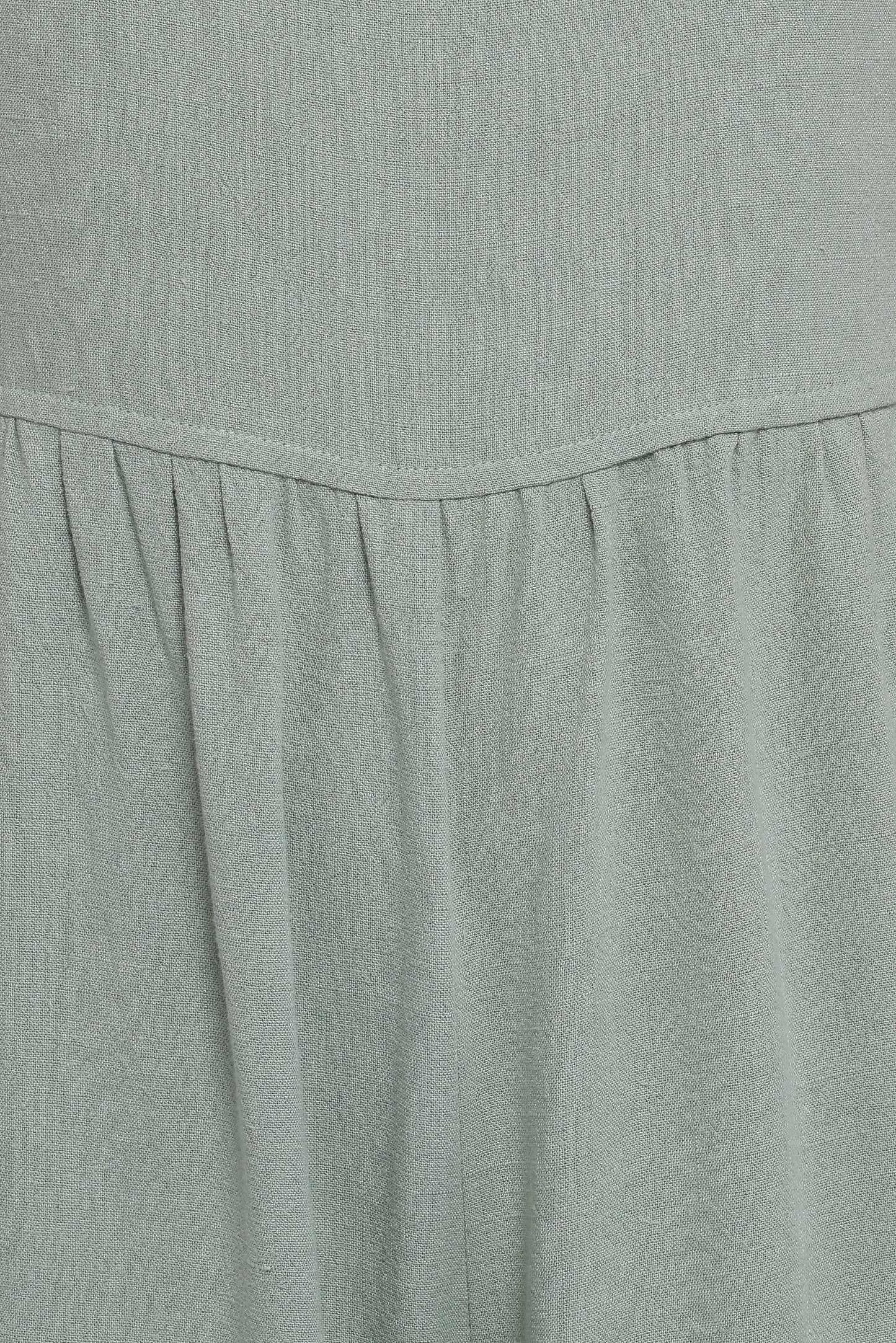 Ayla Linen Jumpsuit - Sage