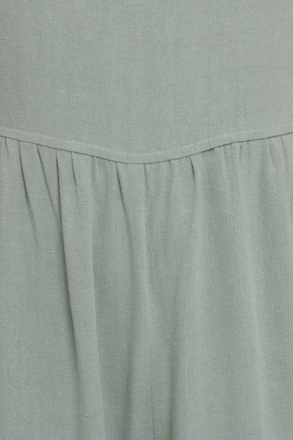 Ayla Linen Jumpsuit - Sage