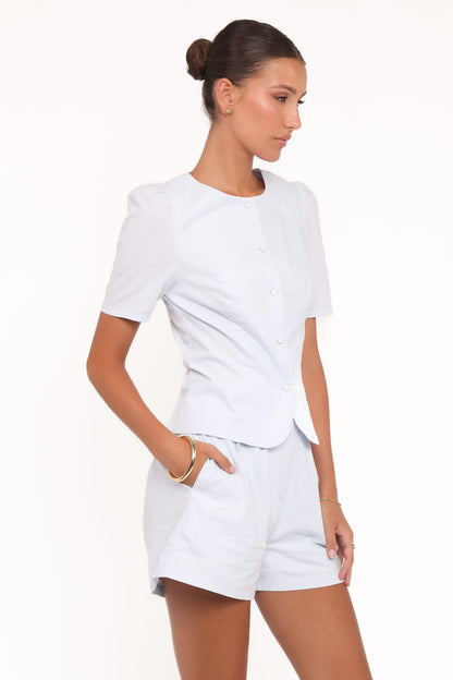 Bentley Short Set - Pale Blue