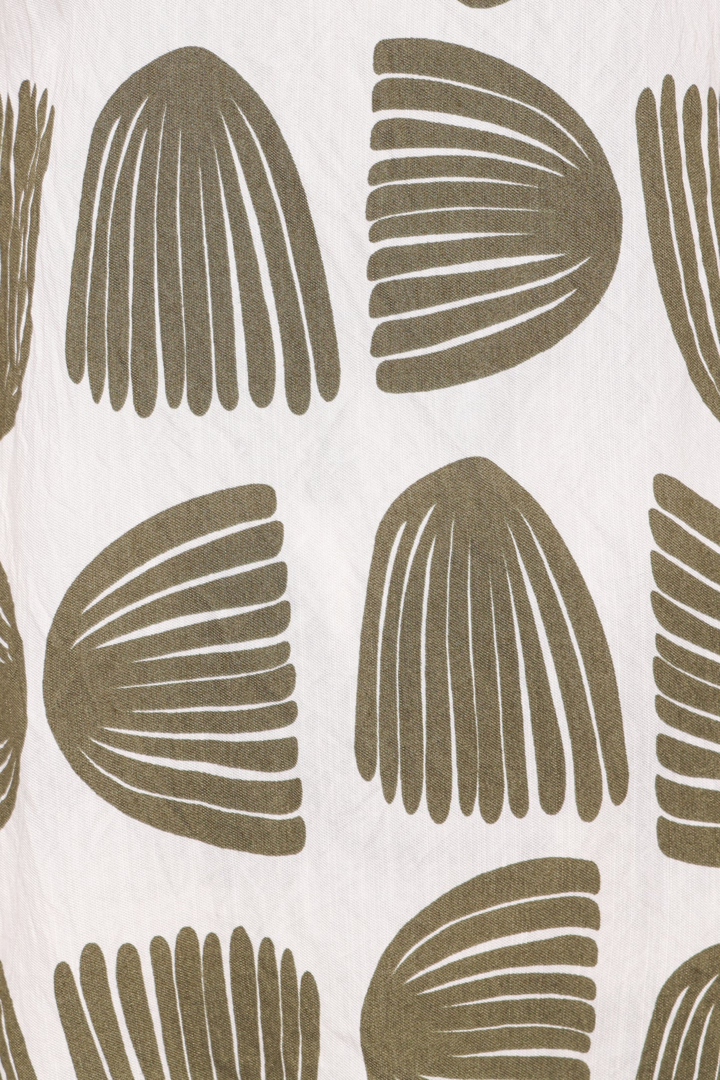 Brianna Pant Set - Green Palm Print