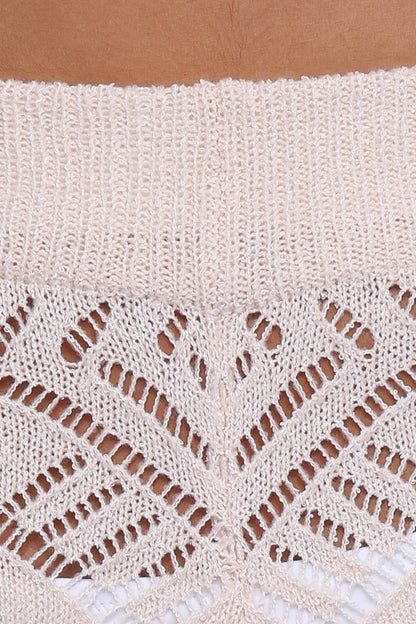 Briony Knit Pant Set - Cream