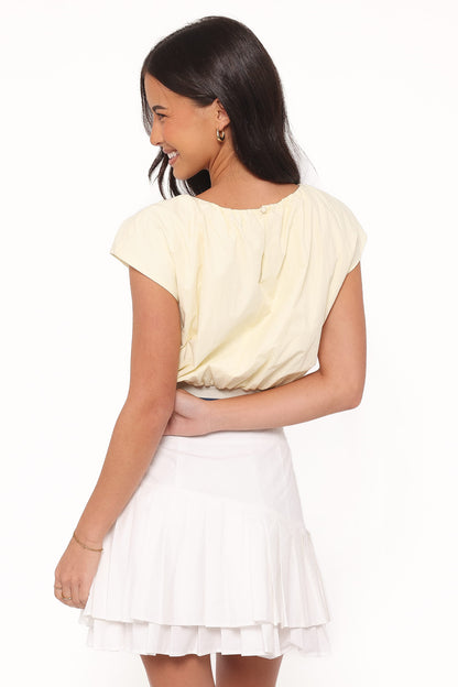 Adam Top - Pale Yellow