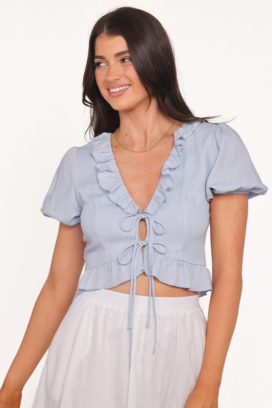 Andra Top - Light Blue