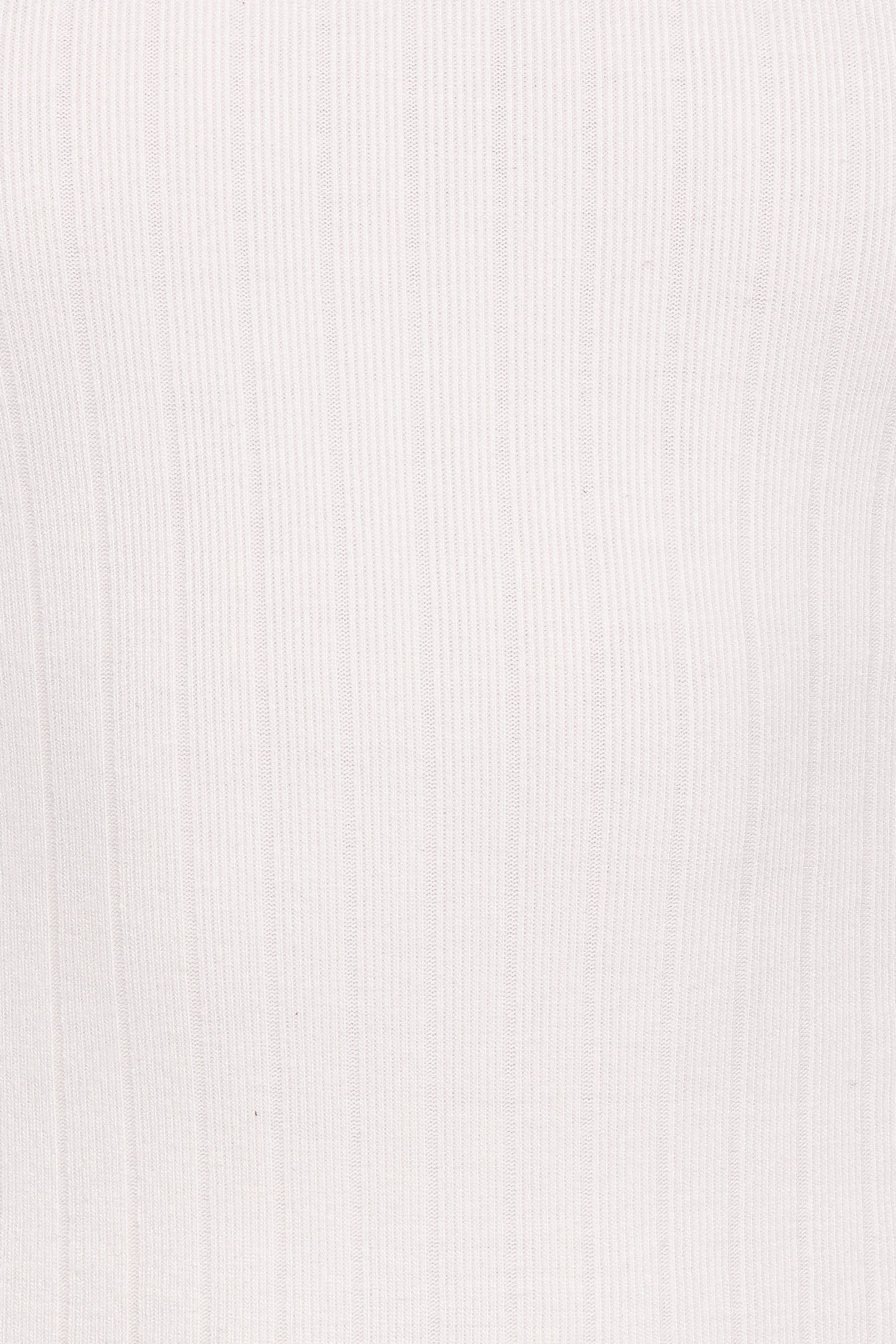 Andromeda Ribbed Knit Top - Ivory