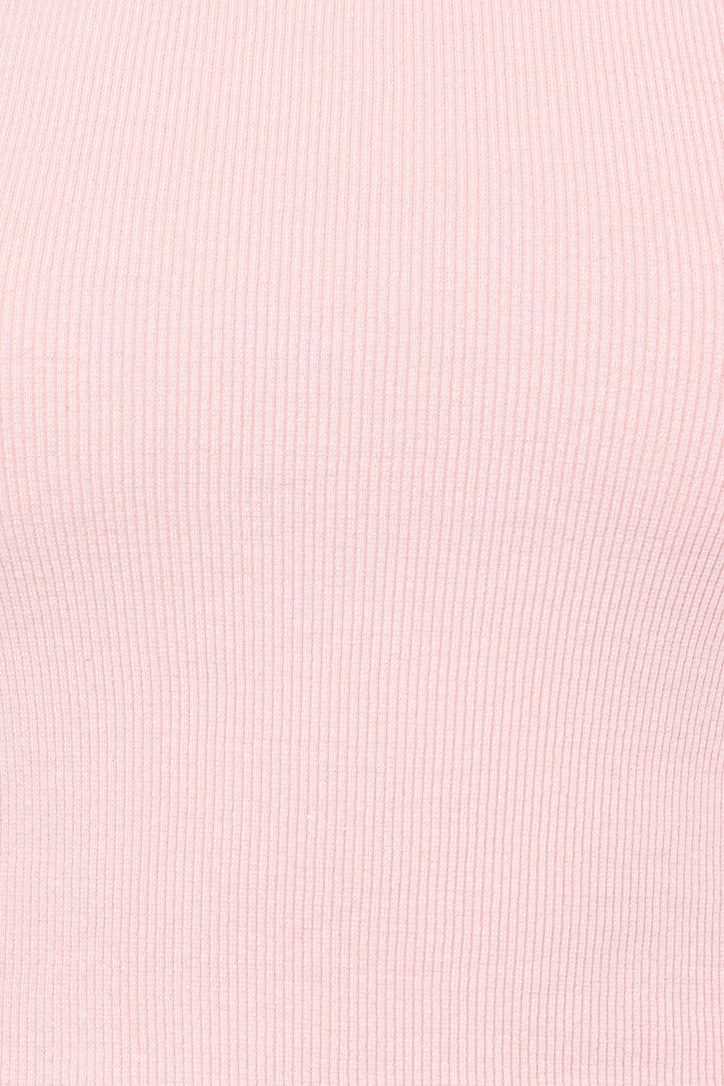 Ari Ribbed Tank Top - Petal Pink