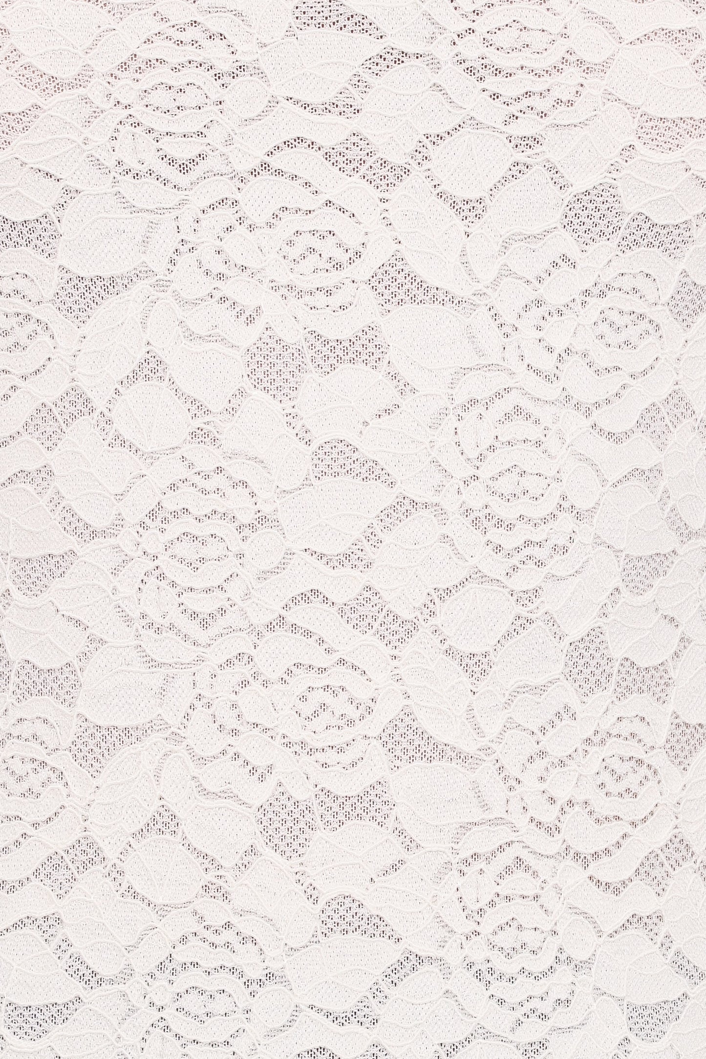 Beatriz Lace High Neck Top - Ivory