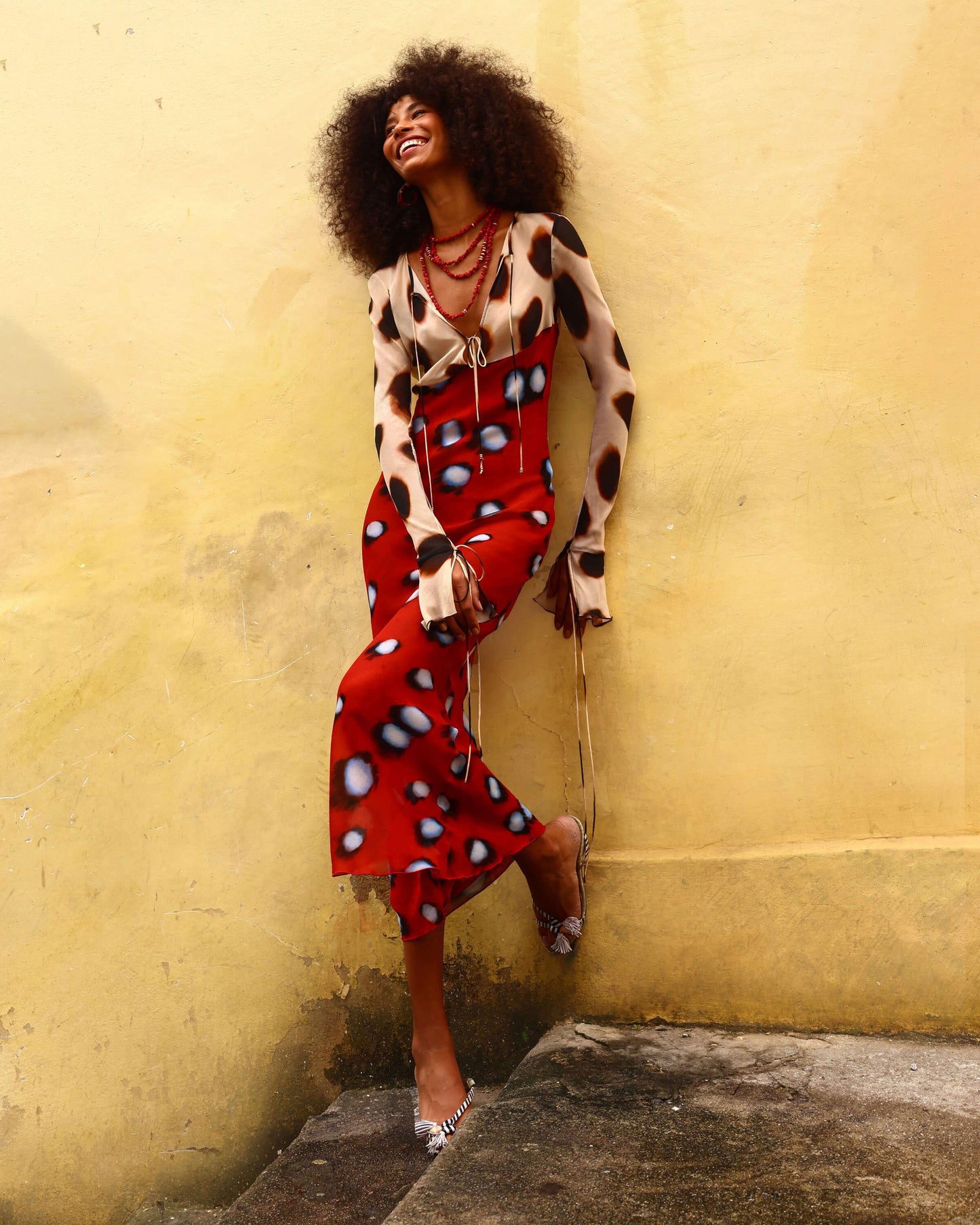 Sabine Dress Red