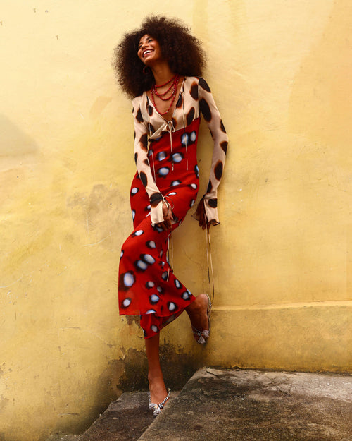 Sabine Dress Red